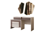Zurich Bedroom (Bed With Headboard & Dresser With Mirror & Bench & Ottoman & 2 Nightstand) - King - 120-ZUR-KB-SET-2