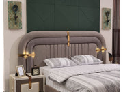 Zurich Bedroom (Bed With Headboard & Dresser With Mirror & Bench & Ottoman & 2 Nightstand) - King - 120-ZUR-KB-SET-2