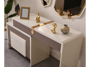 Zurich Bedroom (Bed With Headboard & Dresser With Mirror & Bench & Ottoman & 2 Nightstand & Wardrobe) - Queen - 120-ZUR-QB-SET-1
