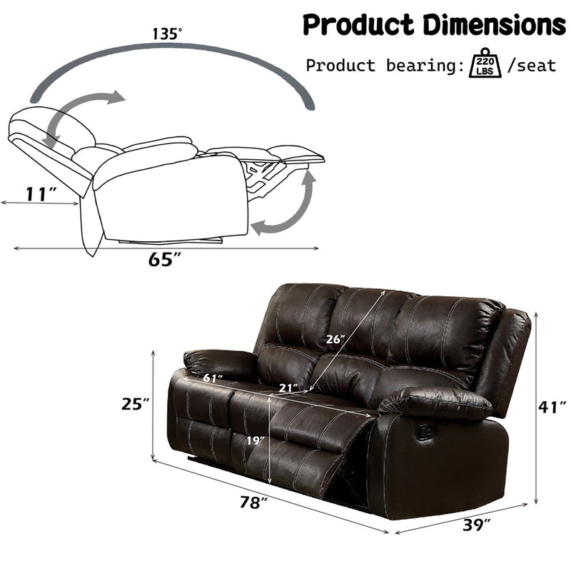 Zuriel Motion Sofa - LV52280